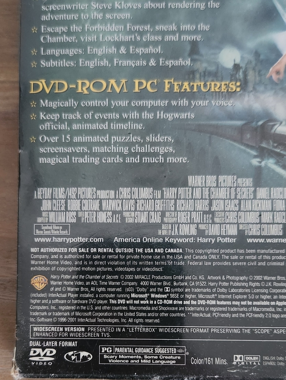 Warner Bros. Harry Potter and the Chamber of Secrets DVD - Green & Gold - Picture 10 of 11